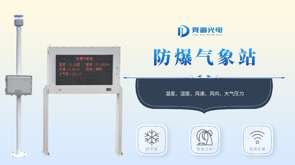 一體式防爆氣象站特點介紹